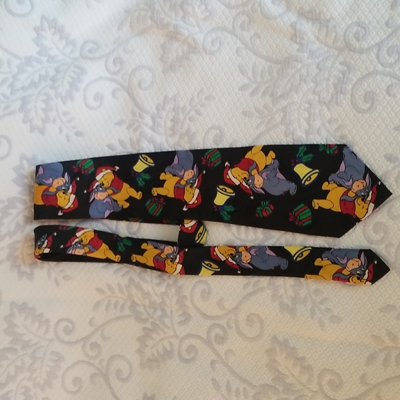 Disney Other - WINNIE THE POOH  CHRISTMAS TIE WITH POOH AND EGOR .
